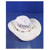Natural Reflections White Straw Cowboy Hat