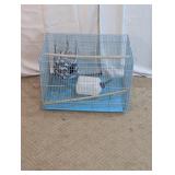 Compact Wire Bird Cage with Accessories