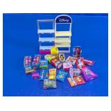 Disney Miniature Grocery Foods & Shelves Set