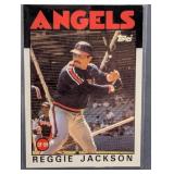 1986 TOPPS HOF REGGIE JACKSON CARD
