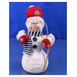 Paper Pulp Snowman Christmas Tabletop Figurine