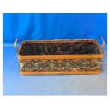 Rustic Woven Wood Storage Basket