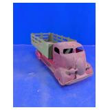 Vintage Pressed Steel Stake Truck Toy