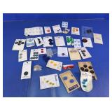 Vintage Sewing Buttons & Buckles Assorted Lot