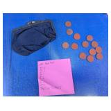 Vintage OPA WWII Ration Tokens & Purse Lot