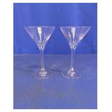 Long Stem Martini Glass Set