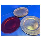 Decorative Plastic Charger Plate Assortment