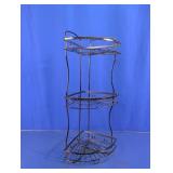 3-Tier Wire Corner Storage Rack