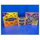 ThinkBlot, Mad Gab, & Best of Tribond Board Games
