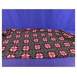 Crocheted Floral Granny Square Blanket