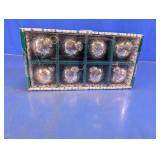 North Spruce Lane Silver Crackled Ornament Set