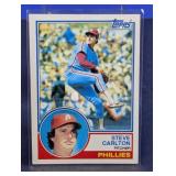 1983 TOPPS HOF STEVE CARLTON CARD