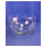 Clear Glass Decorative Bubble Bowl