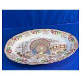 16" Oval Transfer-ware Turkey Platter