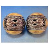 Decorative Resin Ornate Orb Set