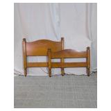 Vintage Maple Headboard & Footboard Set