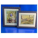 Framed Texas Bluebonnet Nature Photography Duo