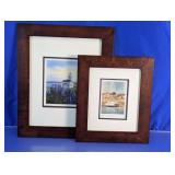 Framed Coastal Art Prints Set