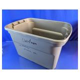 Sterilite 73 Qt Plastic Storage Tote Bin