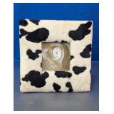 Cow Print Faux Fur Photo Frame