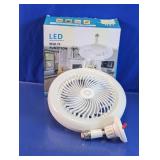 LED Multi-Function Socket Ceiling Fan Light