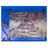 European Street Scene Wall Tapestry Hanging