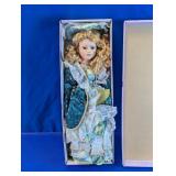 Crimson Collection Porcelain Victorian Style Doll