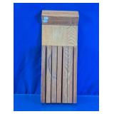 Wooden In-Drawer Knife Block Organizer