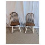 Vintage Windsor Dining Chairs Duo
