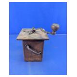 Vintage Wooden Coffee Grinder Mill w/ Drawer