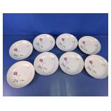 Contour China Treasure Rose Soup/Cereal Bowls