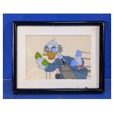 Framed Professor Ludwig Von Drake Artwork