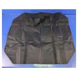 Large Black Zippered Storage Bag