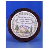 Bless This House Wooden Wall Plaque