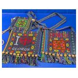 Colorful Georgia Embroidered Crossbody Bag Set
