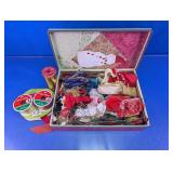 Christmas Ribbon And Craft Supplies Assortment