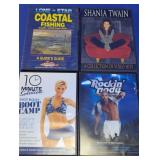 Music, Fitness, & Fishing DVD Assortment