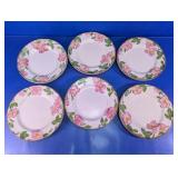Franciscan Desert Rose Glass Dinner Plate Set