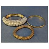 Pearl, Bangle & Woven Bracelet Assortment