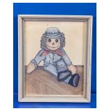 Framed Raggedy Andy Art Print