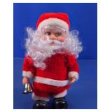Vintage Musical Walking Santa Claus Figure