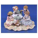 Special Friends Picnic With Molly Ceramic Figurine
