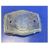 Vintage Western Scroll Belt Buckle