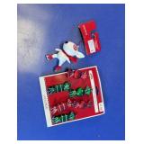 Wondershop Bullseye Dog & Candy Ornaments Lot