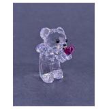 Swarovski Crystal Blows a Kiss Teddy Bear