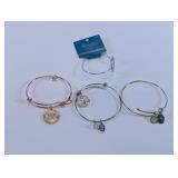 Assorted Charm & Blank Bangles Lot