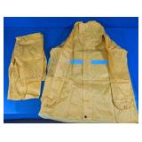 Yellow XL Rain Suit with Hood