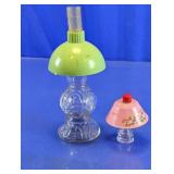 Miniature Glass & Plastic Lamp Assortment