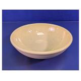 Vtg Yellow Glazed Ceramic Serving Bowl