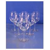 Clear Glass Wine Glass Set